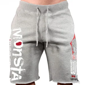 Мужские повседневные хлопковые шорты для бега, мужские сексуальные тренировочные брюки, мужские спортивные шорты для фитнеса, бодибилдинга, тренировок, мужские Модные брендовые шорты для кроссфита