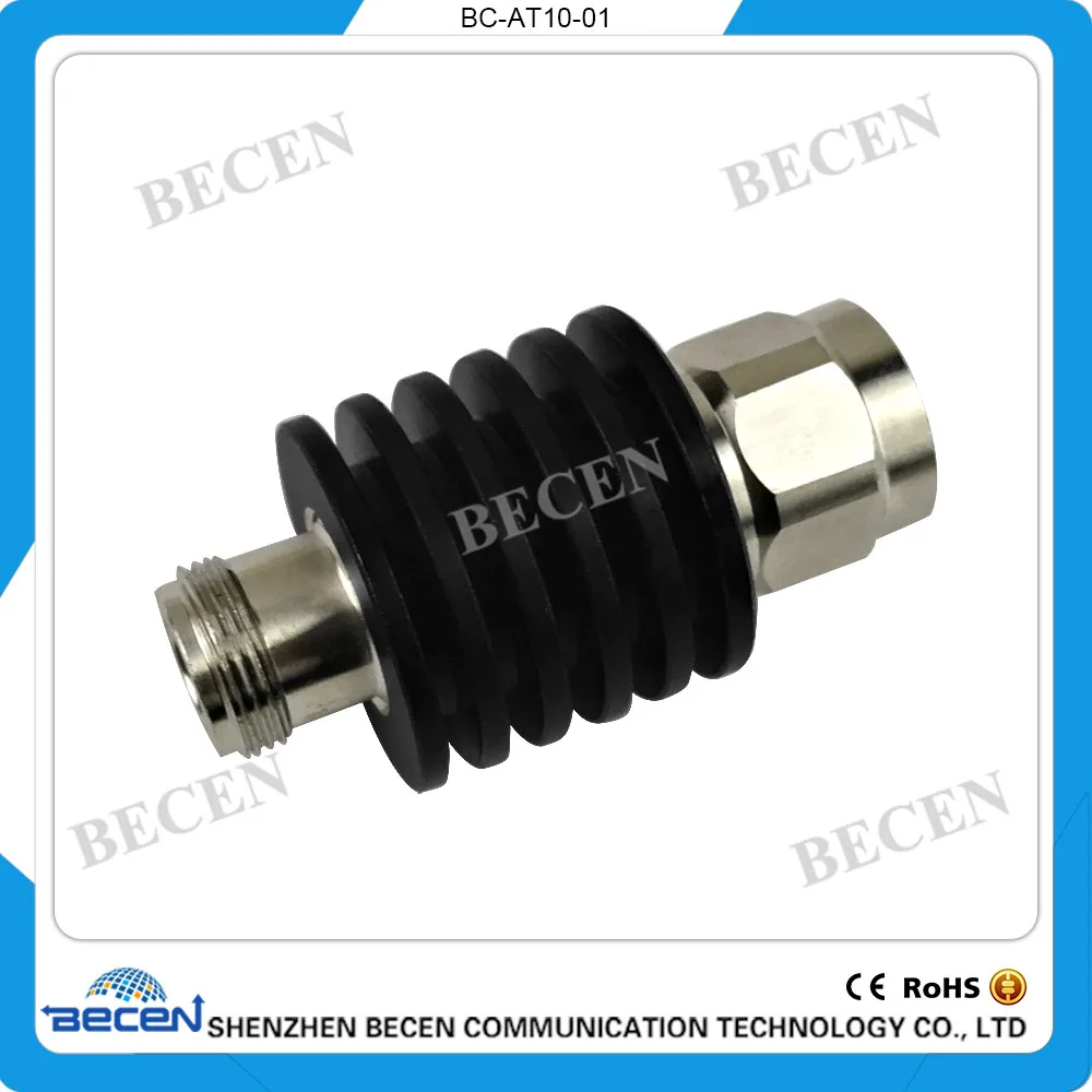 BECEN 10W N JK rf аттенюаторы DC 3GHz & до 4 ГГц 50 ом 1 дБ 2 3 5 10 15 20 30 40 дБ|attenuator ohm|attenuator 10dbattenuator
