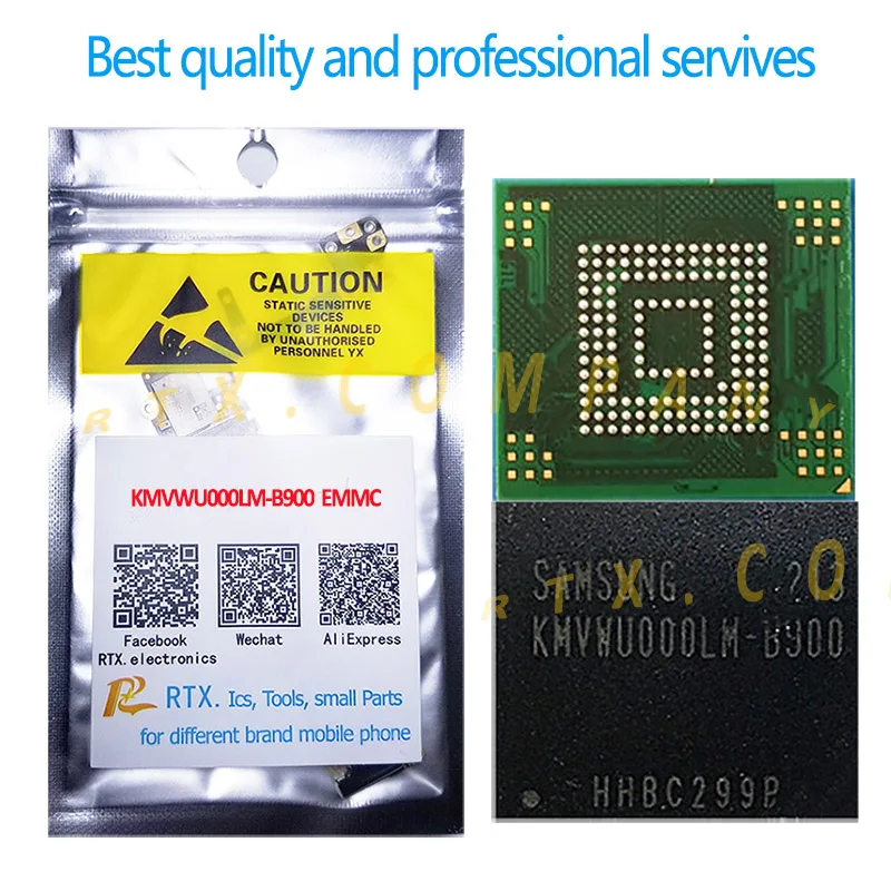 5 шт./лот оригинальная и новая модель BGA KMVWU000LM-B900 EMMC для XIAOMI/Samsung UFS EMCP Nand флэш-память