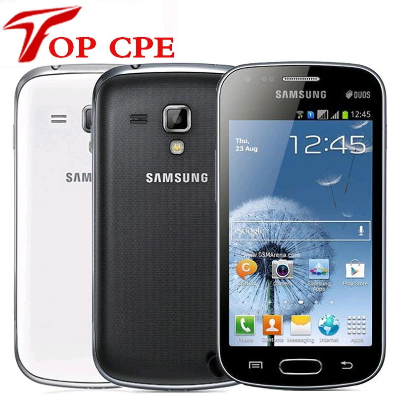 Оригинальные мобильные телефоны samsung S7562 Galaxy S Duos, камера 5 Мп, wifi, gps, android 4,0, две sim-карты, отремонтированные, Прямая поставка