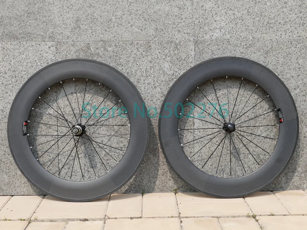 88 мм комплект трубчатых колес: труба из углеродистого волокна 3k UD углеродный