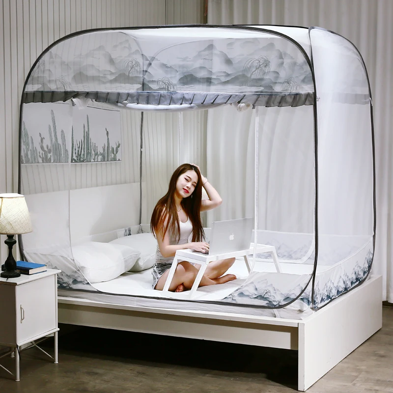 Живописи тушью постельные принадлежности навес молния квадратная антимоскитная