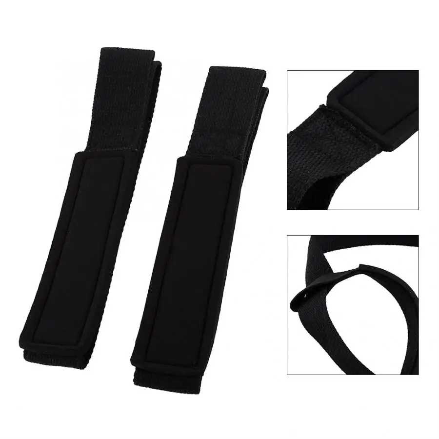 Напульсник перчатки обертывание черные прочные поддерживающие для поднятия