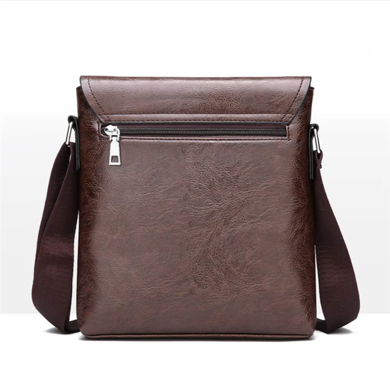 2020 Fashion Men PU Handbags Single Strap Cusual Business Briefcase Should Bags Leather Crossbody Bolsa Masculina ZX-009.