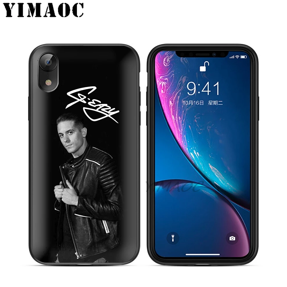 YIMAOC G Eazy Singer Rapper Мягкий ТПУ Черный силиконовый чехол для iPhone X или 10 8 7 6S Plus 5 5S SE Xr Xs