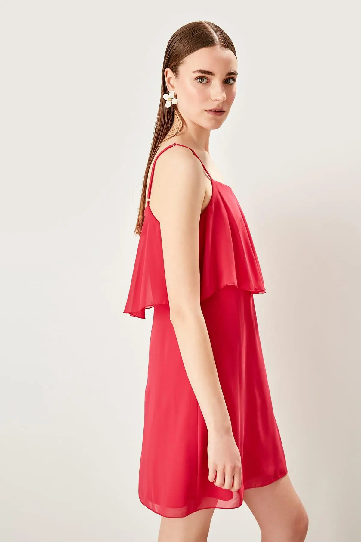 Trendyol фуксия Холтер платье TWOSS19LJ0146 | Женская одежда