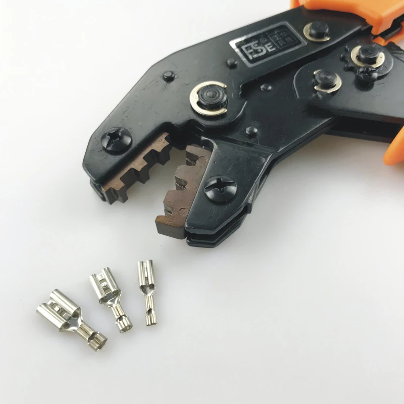 6.3/4.8/2.8 wire clamp ratchet-type terminal spring cold-pressed bare SN-48B | Инструменты