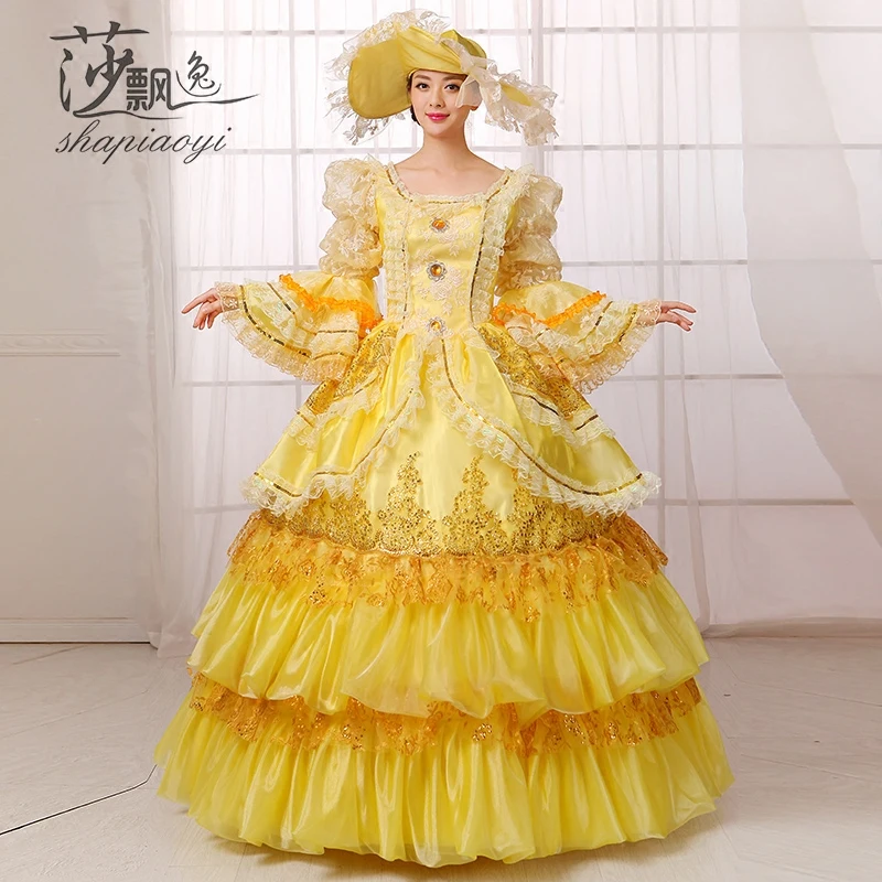 Королевский Суд Платье 18 го Века Красный Выпускного Вечера P11 Выполнение одежда