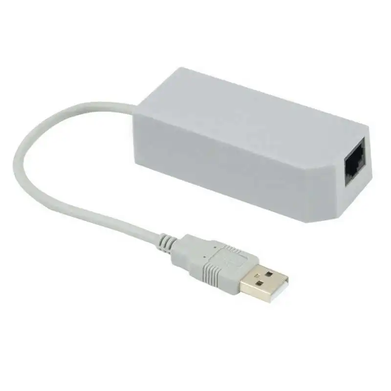 Новейший сетевой разъем адаптера Lan USB Интернет Ethernet для Nintendo Wii/Wii U/Pc|Сетевые