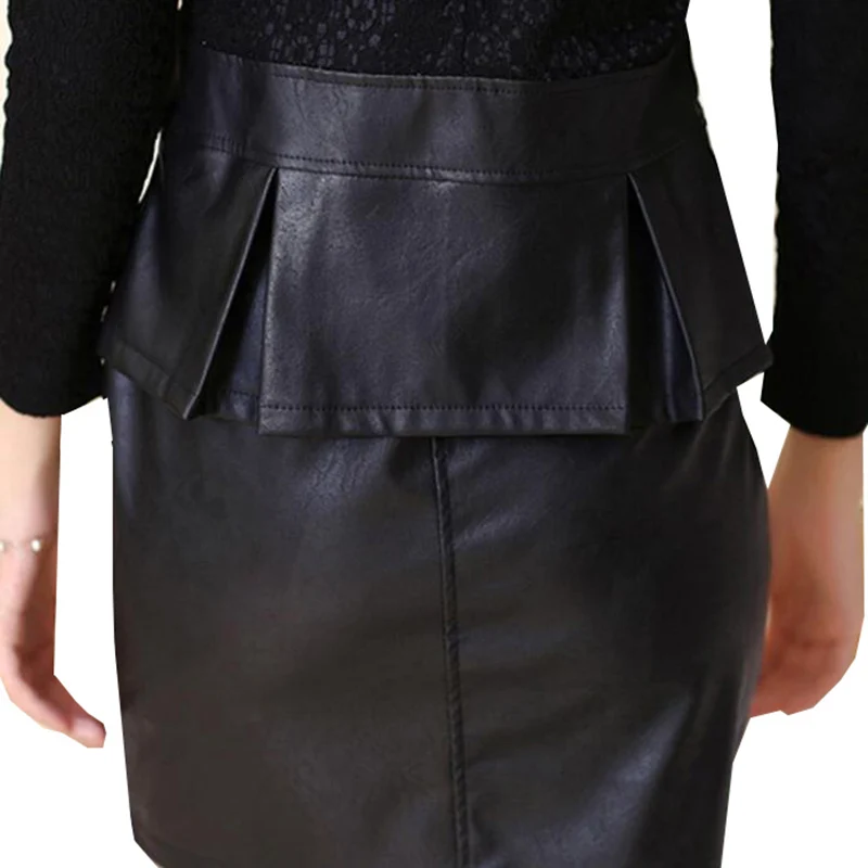 Женское платье с длинным рукавом кружевное в стиле пэчворк из искусственной кожи