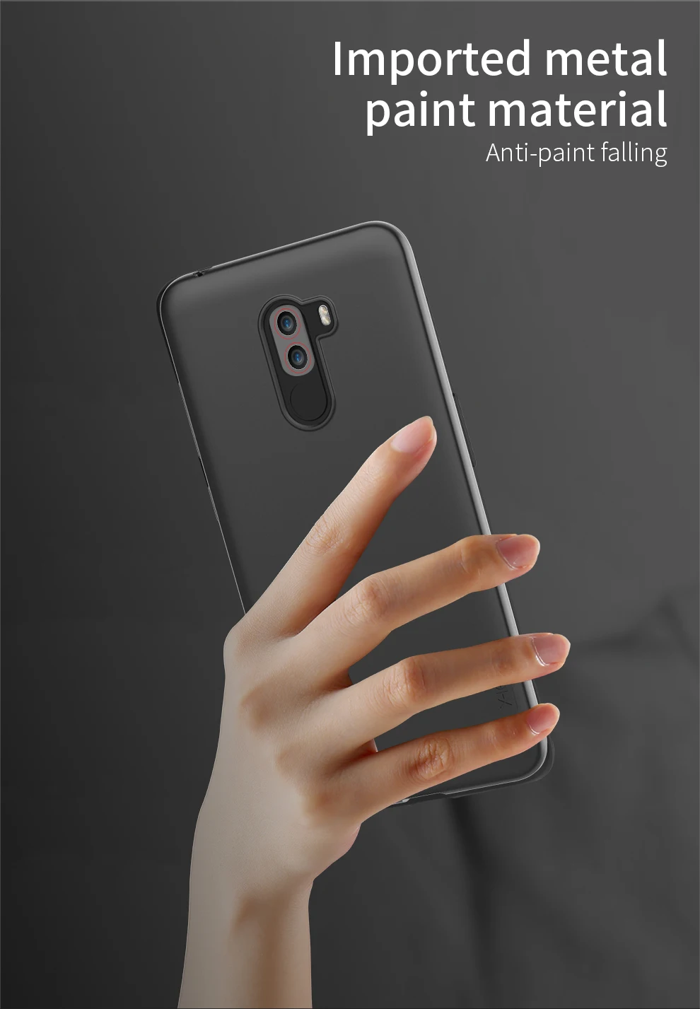 Чехол X-Level для POCOPHONE F1, мягкий ТПУ матовый противоударный чехол на заднюю панель для Xiaomi Pocophone F1 Poco F1, чехол