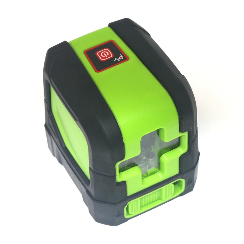 Green Laser level Мини лазерный нивелир с кронштейном самонивелирующиеся лазерные нивелиры два перекрестных лазерных линии с красным/зеленым светильник источник с универсальным зажимом - Цвет: Green Laser level