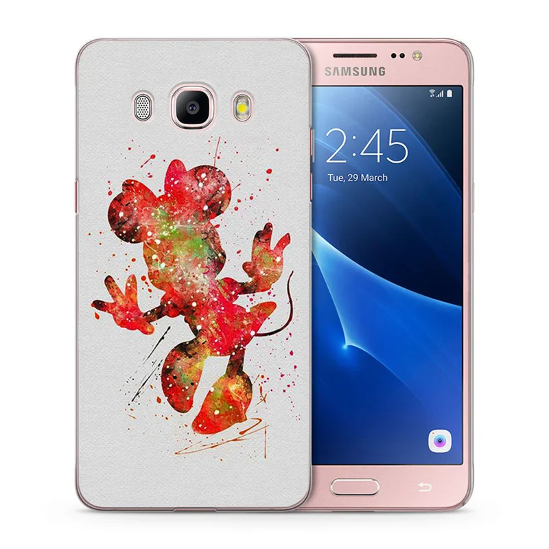 Модный чехол для Samsung Galaxy A3 A5 2017 с Микки и Минни Маус мягкий ТПУ мобильного
