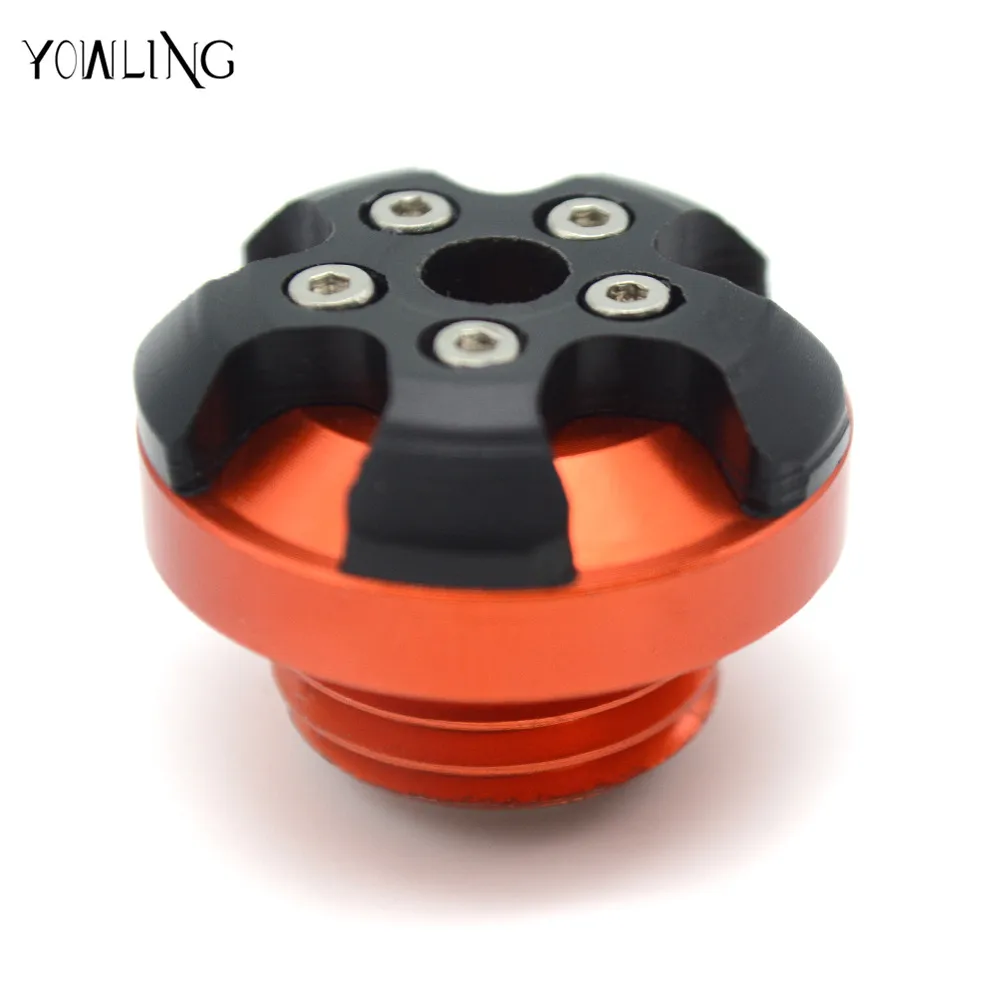orange M20* 2,5 аксессуары Мотоциклетный Двигатель масла ЧПУ наполнитель Кепки затыкающий болт крышки с резьбой для поездок на мотоцикле Ducati Monster 696 796 1200 HYPERMOTARD 796 - Цвет: orange