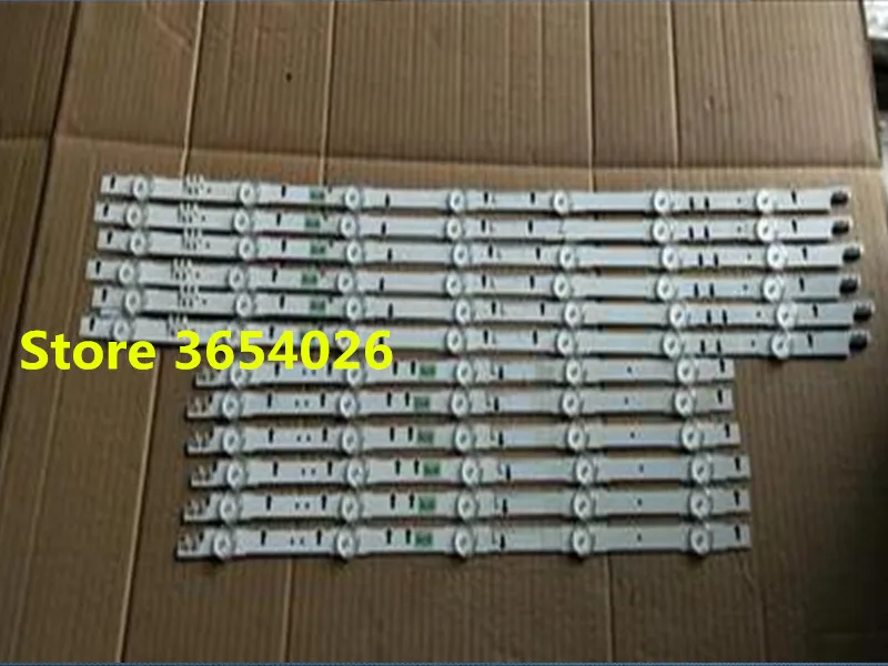 12 шт./компл. Светодиодная лента для samsung UE55H6670 UE55ES6530 2014SVS55 D4GE 550DCA R3 550DCB 5 светодиодов