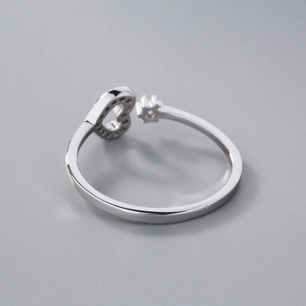 Kinitial женское кольцо с сердечком и кристаллами подарок на Рождество день