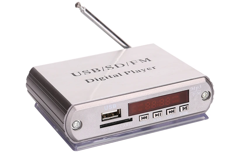 Kinter A5 мини усилители стерео аудио плеер портативный amp ридер с SD USB ввод FM антенна светодиодный цифровой дисплей адаптер питания