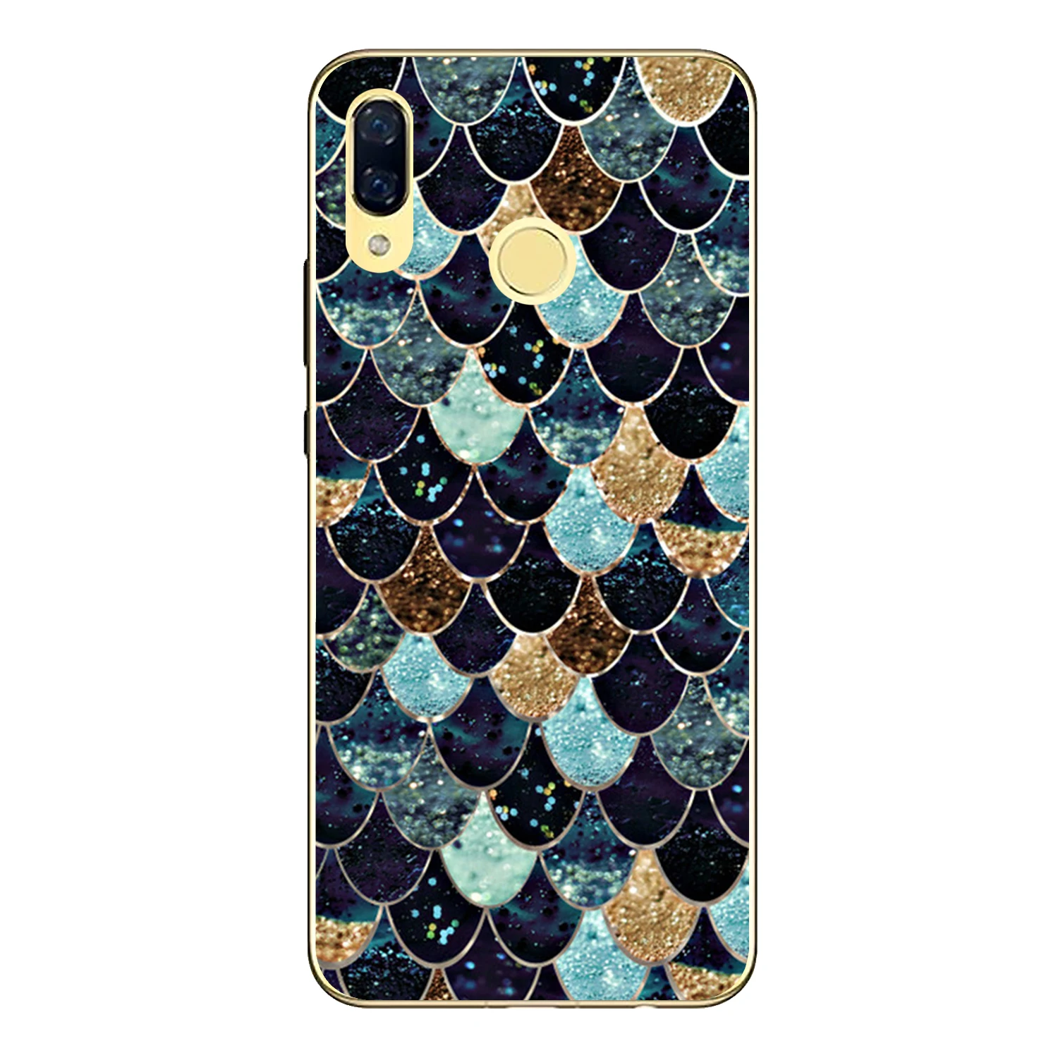 Мягкий чехол из ТПУ для Huawei Nova 3 6 дюйма прозрачный силиконовый веселые цветные