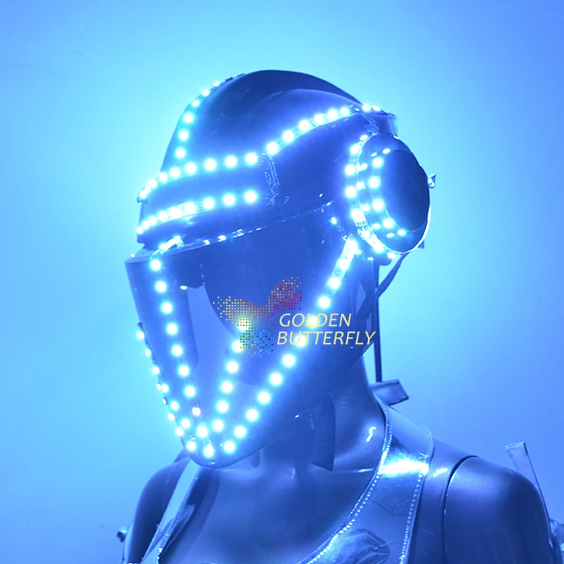 Яркий светодиодный светильник для шлема гарнитура с аккумулятором вечерние