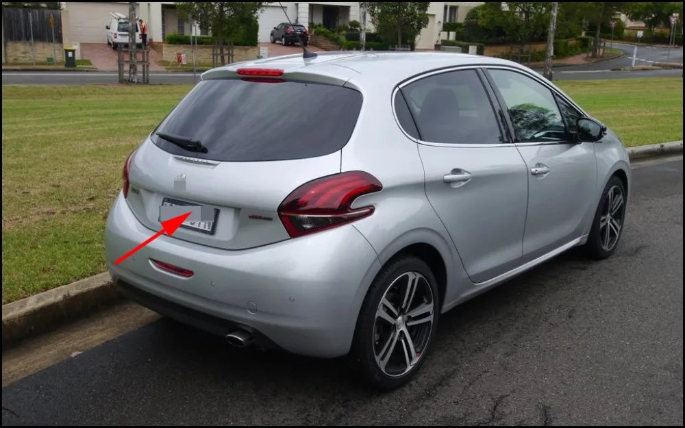 AUTONET HD камера заднего вида ночного видения для peugeot 208 2012 2013 Оригинальная камера с отверстием/номерной знак