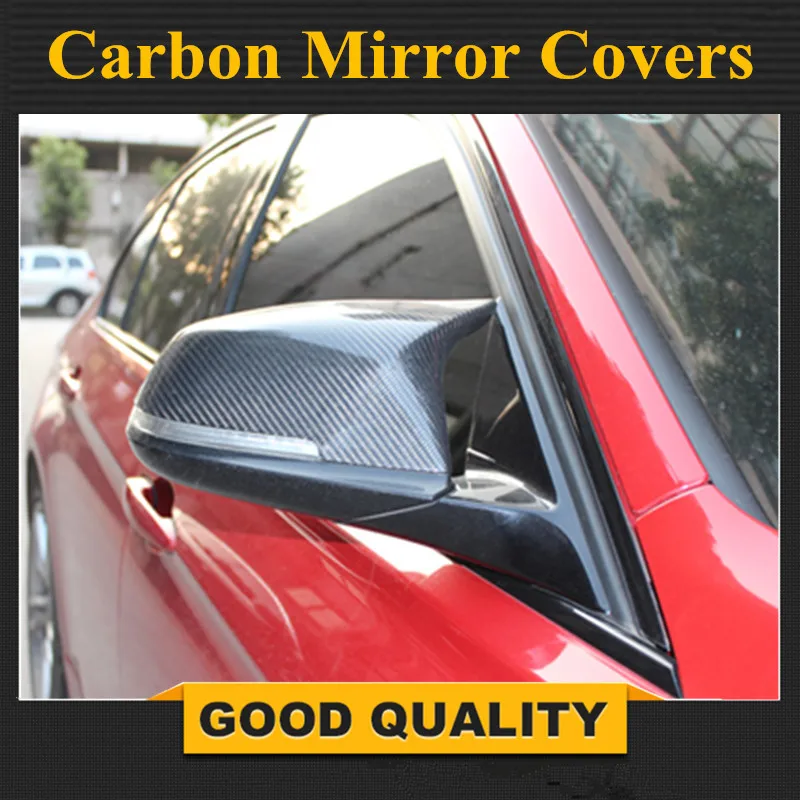 

M-style Carbon mirror cover for BMW 1 2 3 4 X Serie F20 F21 F22 F23 F30 F31 F32 F33 F36 X1 E84 M3/M4 look Replacement