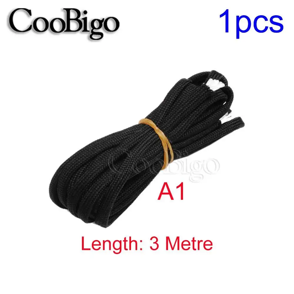 1pcs Rope 3M A1 12 шт. прищепки из нержавеющей стали, зажимы для одежды, булавки, подвесные крючки, походная бельевая линия, 4 мм, Паракорд, веревка, шнур - Цвет: 1pcs Rope 3M A1