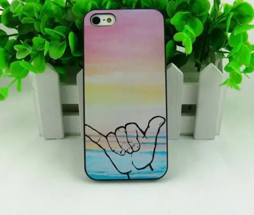 1 Piece Free Shipping Hot Fashion Colorful Hybrid Plastic Hard Skin Back Cover Case For iPhone 5 5S |
