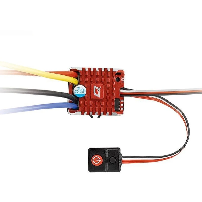 HobbyWing QuicRun 1080 80A 860 60A 1060 60A матовый электронный регулятор скорости ESC для радиоуправляемого автомобиля водонепроницаемый