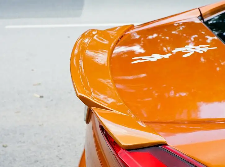 

Высококачественный Звездный спойлер из АБС-пластика с цветной краской для заднего крыла автомобиля empenвозраст для Honda CIVIC 2016-2018