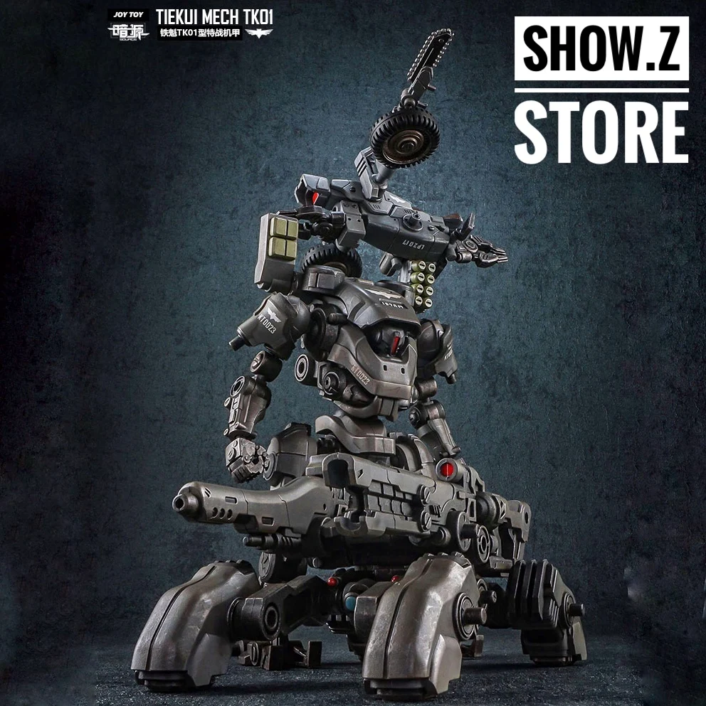 [Show.Z Store] JoyToy Source Acid Rain TK01 Tiekui Mech &amp Multifuctional Vehicle Turret Black Version Action Figure | Игрушки и хобби