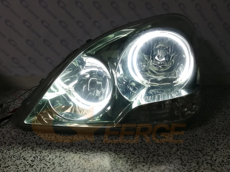 Для Toyota Celsior 2001 2002 2003 фары отличное Ультра яркое освещение CCFL ангельские глазки комплект Halo Кольцо