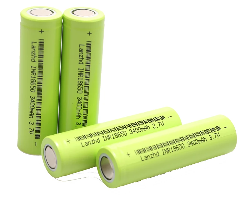 2 шт. 18650 3 7 V 3400mAh литий ионный аккумулятор 30A INR18650 для электронных сигарет Игрушки
