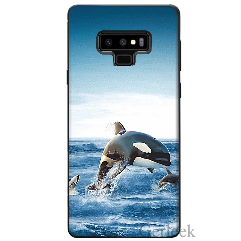 Чехол для телефона Ocean Dolphin Dance And Jumping Galaxy A5 A6 Plus 2017 A8 2018 Note 8 9 | Мобильные телефоны и