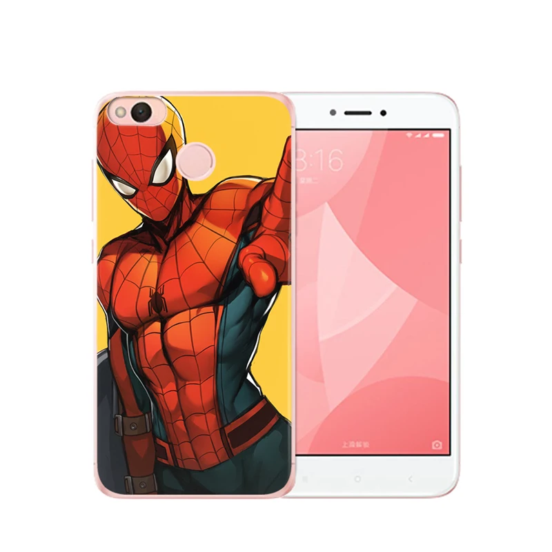 Avengers Deadpool For Xiaomi Redmi Mi 3S Pro 4X 4A 5A 5 Plus Note 3 4 6 6A A1 5X A2 6X Lite 8 Pocophone F1 Case Cover king |