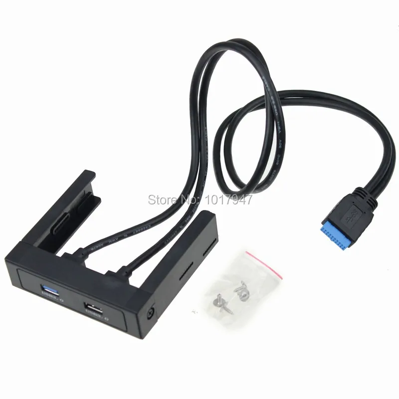 2 порта USB 3 0 PCI Express концентратор расширения E настольная Передняя панель Адаптер