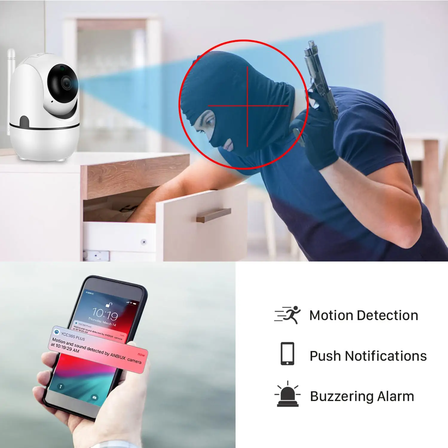 Besder HD 1080P облачная Беспроводная ip-камера, интеллектуальное автоматическое отслеживание человеческого дома, безопасность, видеонаблюдение, CCTV сетевая камера с wifi