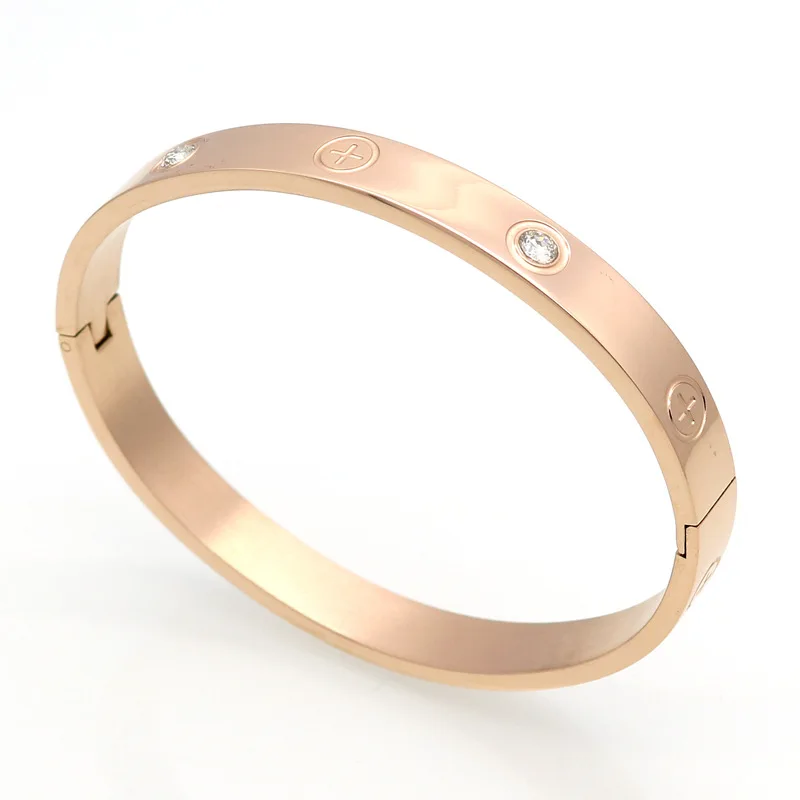 Браслет из нержавеющей стали 316L для мужчин и женщин роскошный брендовый