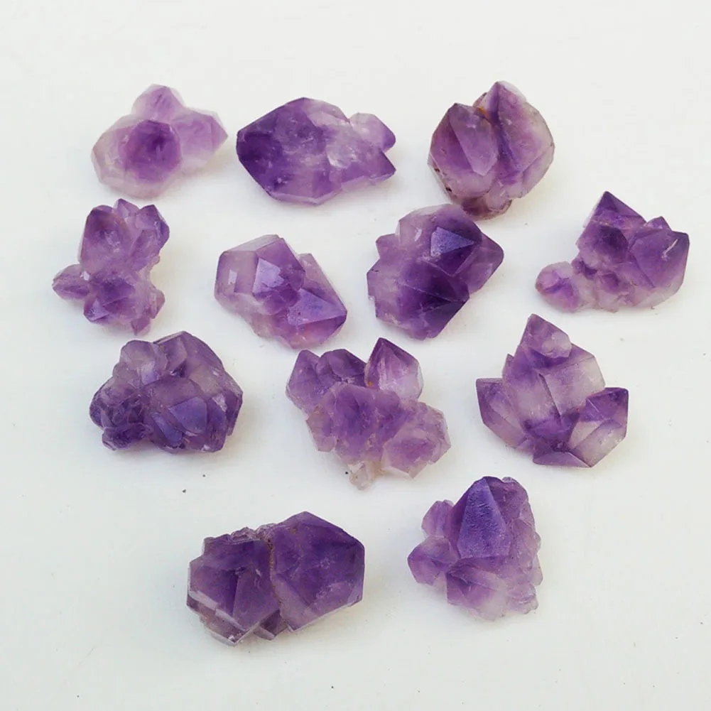 Druzy 1 шт случайный (10 25 мм) форма кристаллы аметиста кварц кластера Drusy