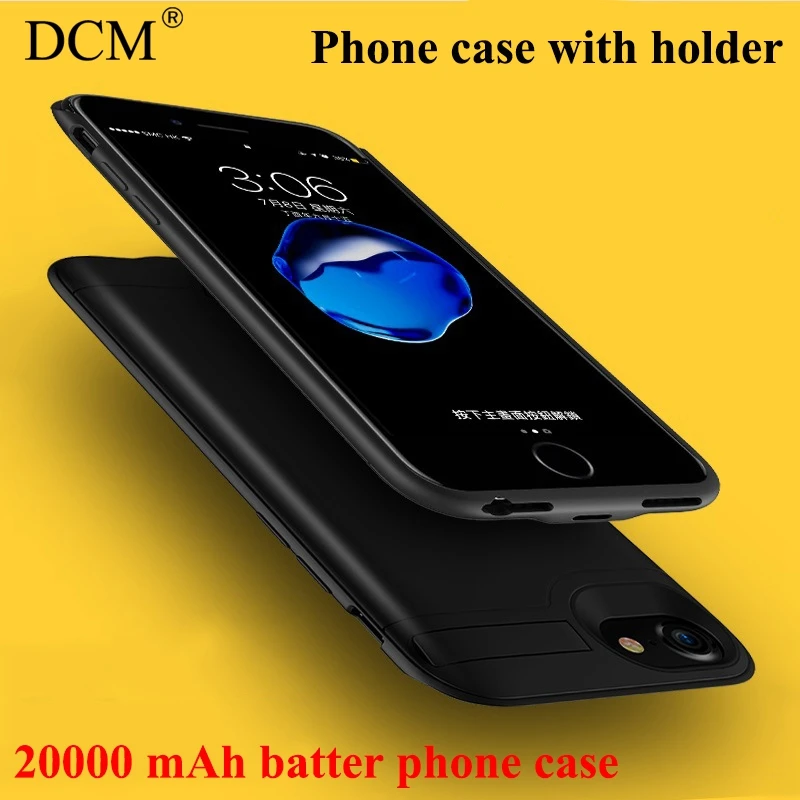 Зарядное устройство чехол для iphone 6 7 8 plus аудио чип частоты 20000 Mah батарея