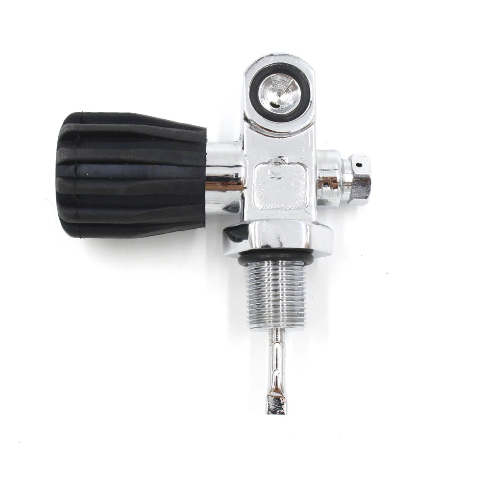 PCP Пейнтбол баллон для Акваланга откидной Din Клапан K хомут клапан 200 бар хром M18x1.5