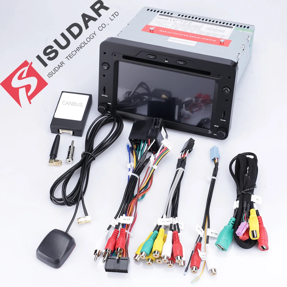 Isudar 2 Din Авто Радио Android 9 для Alfa/Romeo/Spider/Brera/159 Sportwagon ram 2G Автомобильный