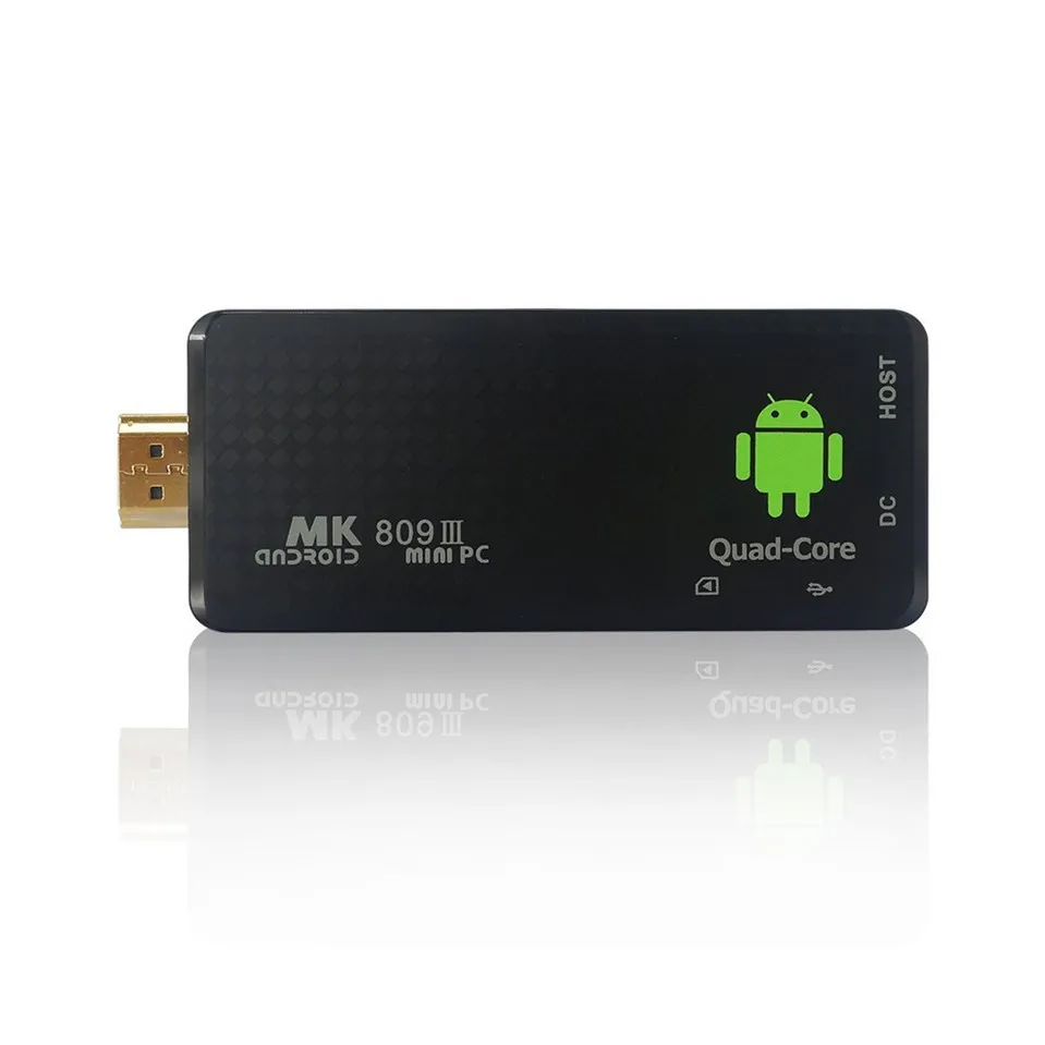 Мини ТВ палка DLAN ключ StickAndroid 4 PC четырехъядерный Rockchip RK3188T 2G/8G Wifi Медиаплеер MK809III
