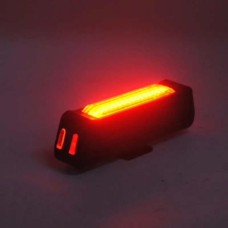 Водонепроницаемый USB Перезаряжаемый велосипедный задний светильник ультра яркий 6 светильник ing режимов Красный/белый светодиодный светильник для велосипеда#927