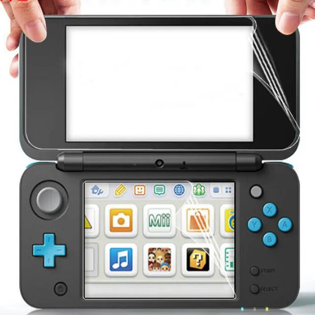 2 в 1 для rend New 2DS XL/LL 2 DSXL/2 DSLL Верхняя Нижняя HD Прозрачная защитная пленка защитная крышка для ЖК-экрана Защитная пленка