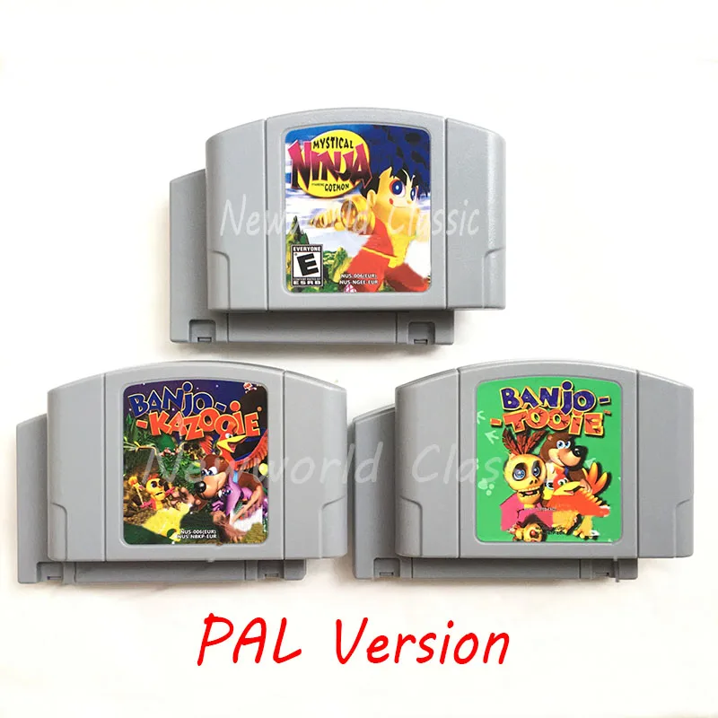 Mystica ниндзя BanjoKazooi BanjoTooi вечерние 1 2 3 PAL версия для 64 бит игровая консоль англ Язык карты