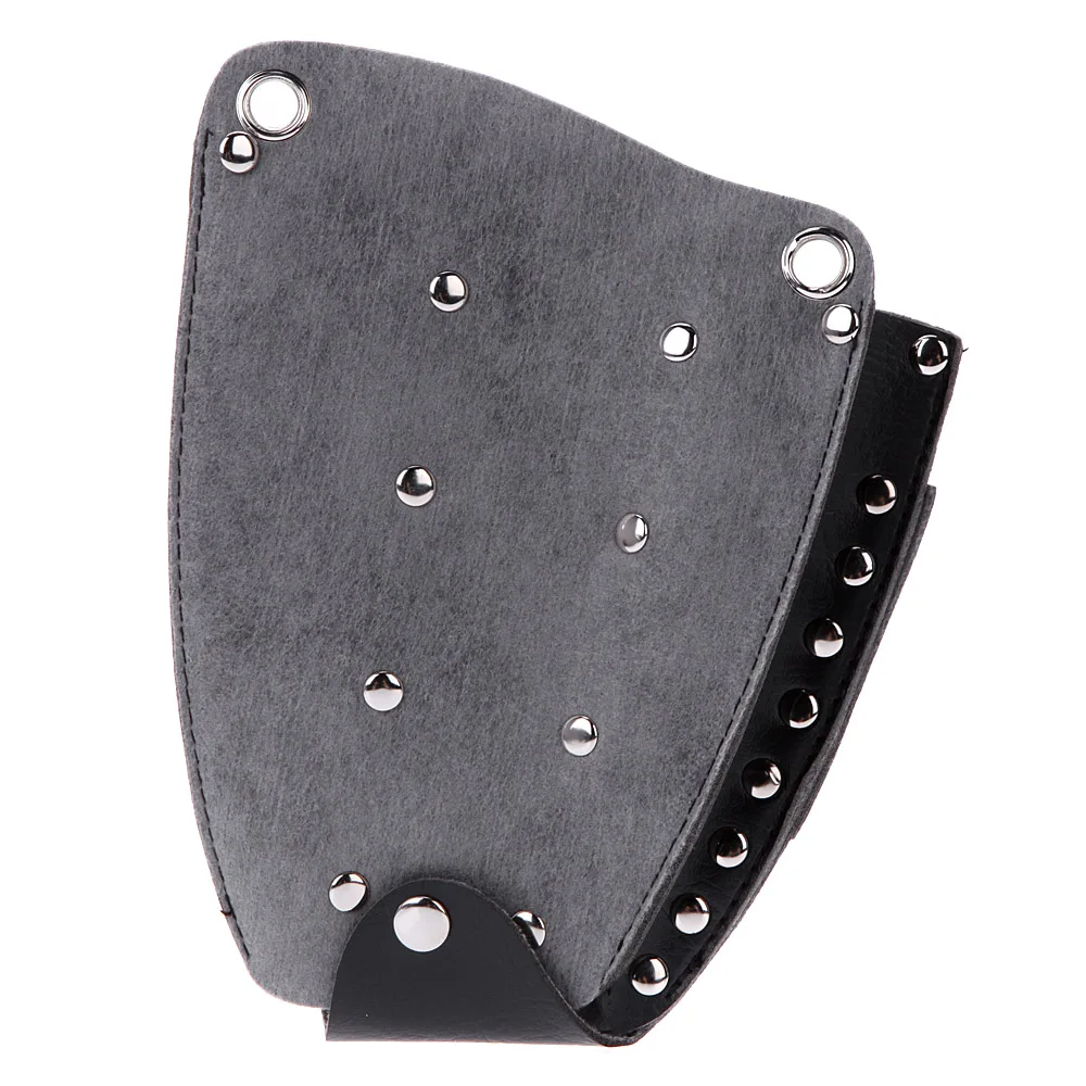 Профессиональная кожаная сумка с заклепками и клипсами для парикмахерских