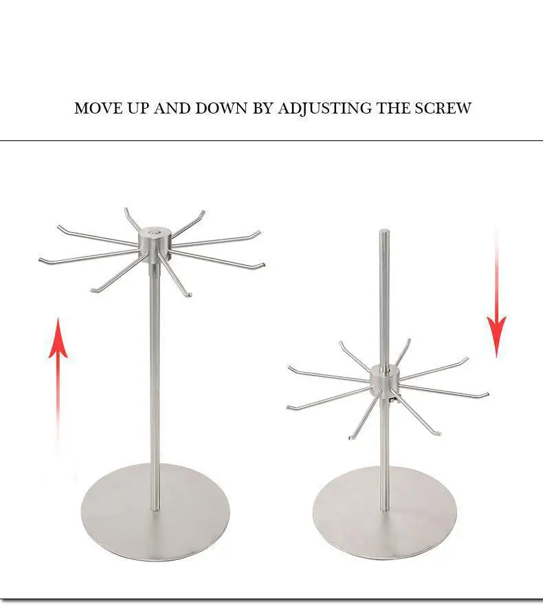 Вращающаяся витрина для ожерелья многоцелевой шарф крючок ювелирный магазин