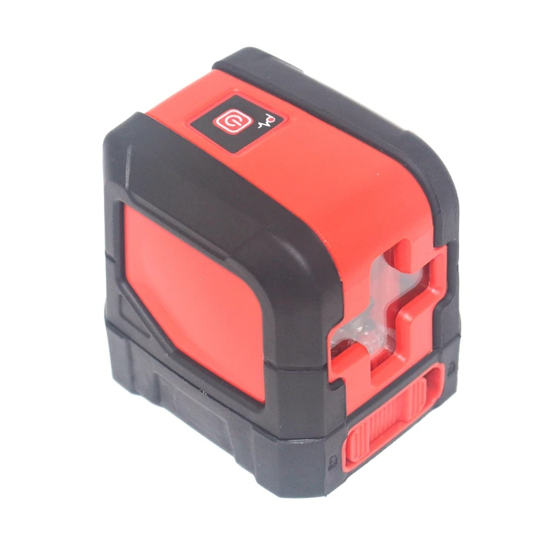 Red laser level Мини лазерный нивелир с кронштейном самонивелирующиеся лазерные нивелиры два перекрестных лазерных линии с красным/зеленым светильник источник с универсальным зажимом - Цвет: Red laser level