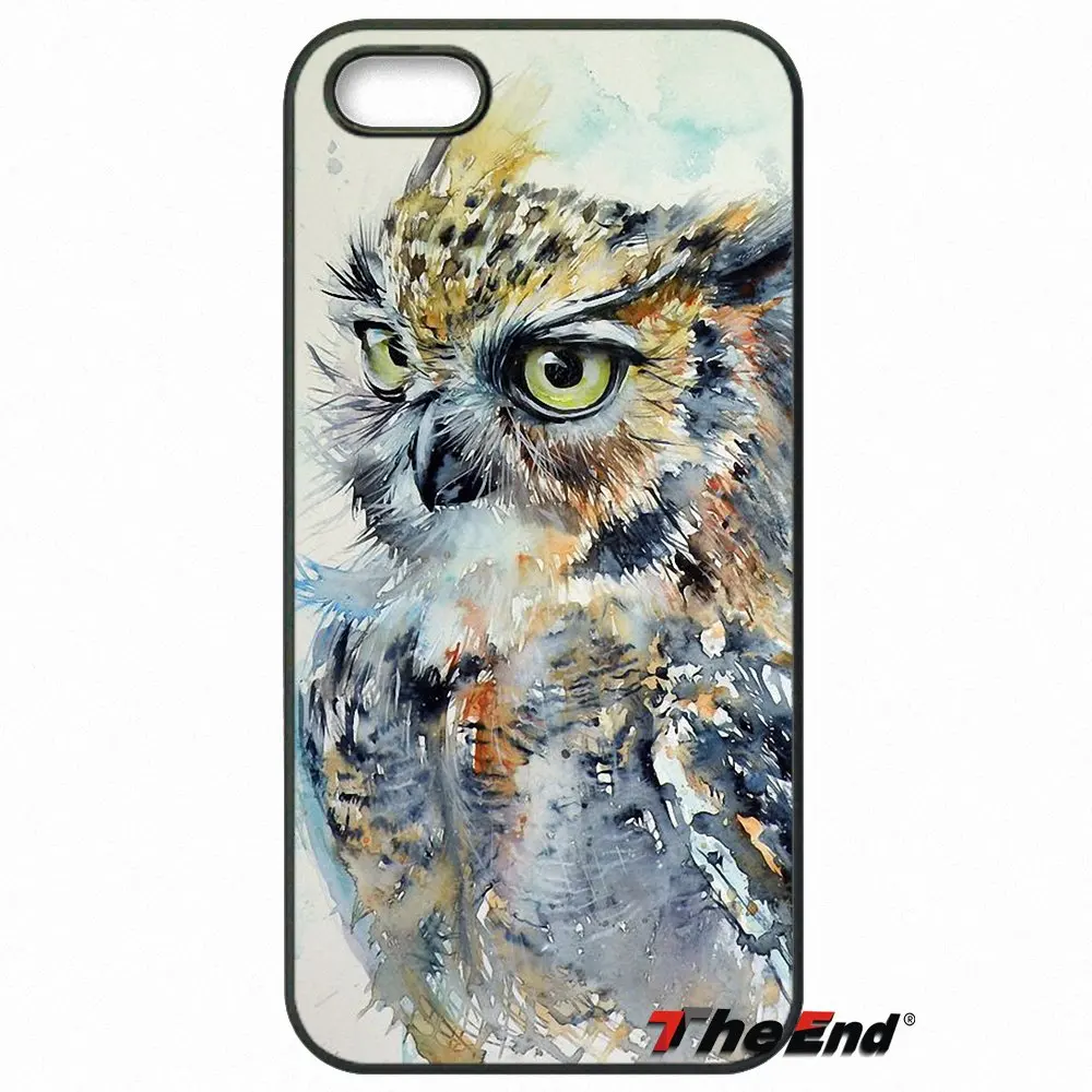 Ретро винтажный Чехол для телефона с изображением совы животных Samsung Galaxy Note 2 3 4 5 S2