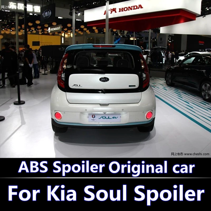 Спойлер для Kia Soul-, АБС-пластик, заднее крыло, грунтовка, цветной задний спойлер для KIA SOUL, спойлер, SOUL спойлер